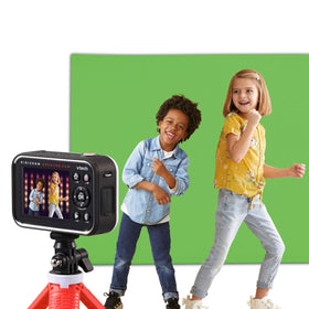 VTech KidiZoom Creator Cam Red on-screen editing tools in use