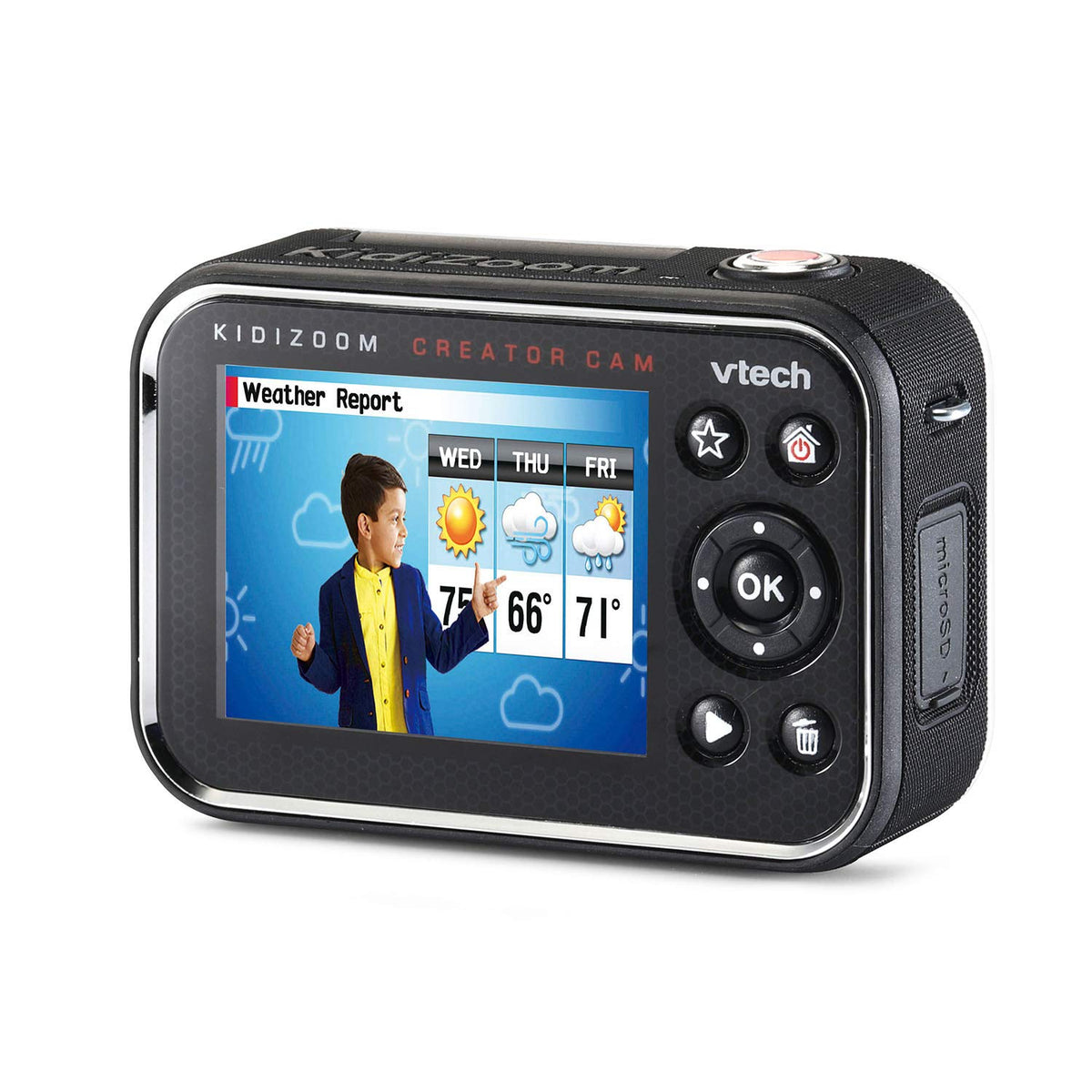 VTech KidiZoom Creator Cam Red USB transfer for supervised sharing