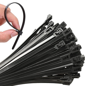 VTECHOLOGY 100pcs 24in heavy-duty cable ties for rugged indoor and outdoor use
