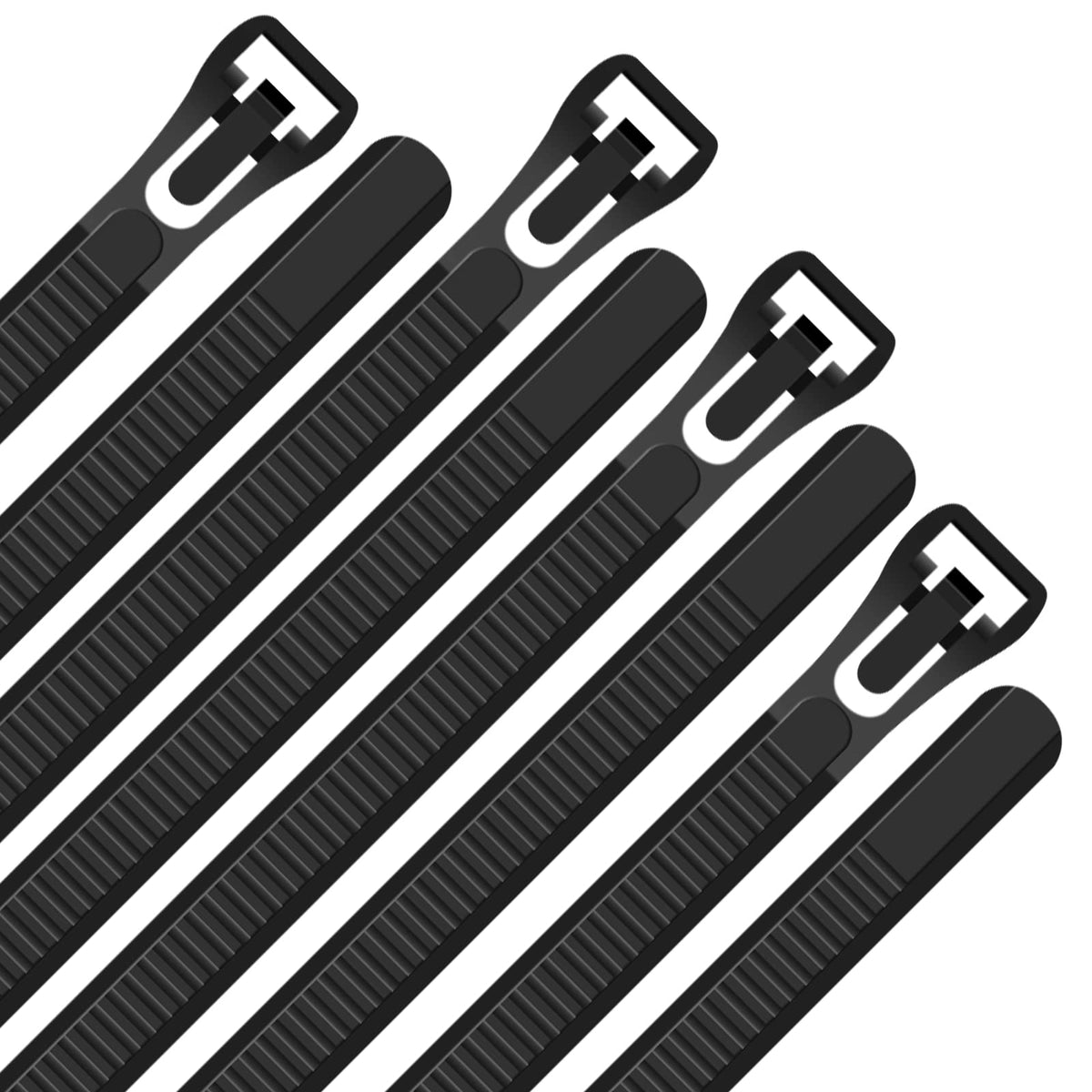 VTECHOLOGY self-lock zip ties with easy securing and snag-free removal