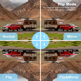 VTimes customizable parking lines help judge distance while reversing.