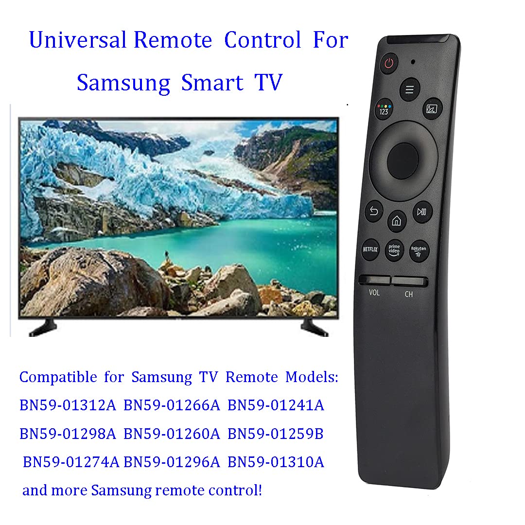 VTinvan Samsung remote back view showing accessible battery compartment.