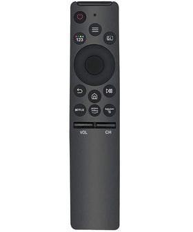 VTinvan Samsung remote front view highlighting ergonomic design for easy control.