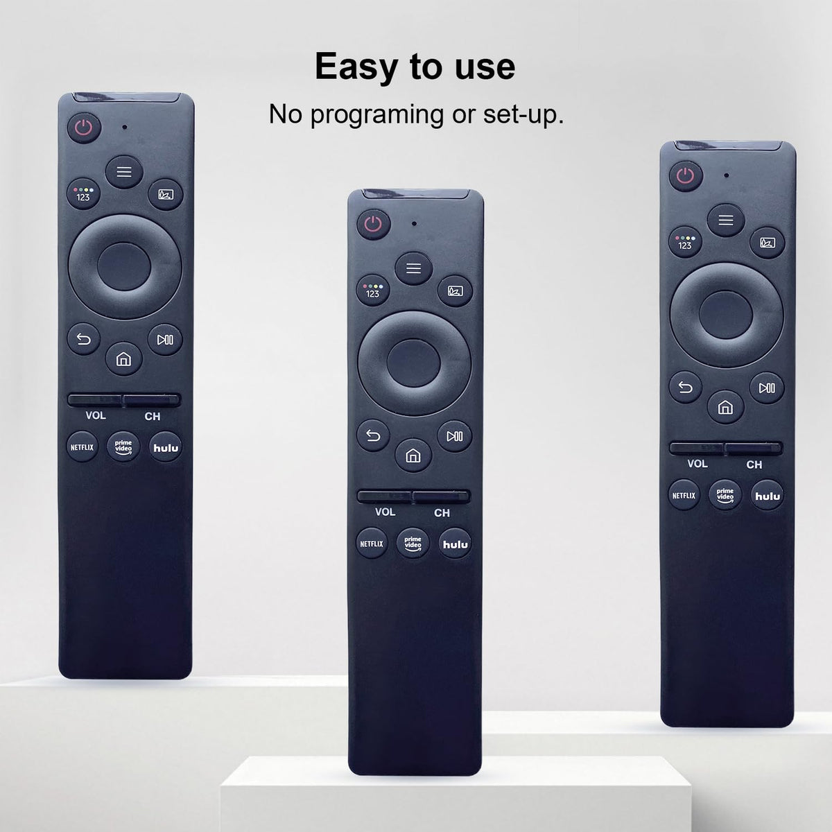 VTinvan Samsung remote pack back view, durable shell for everyday use.