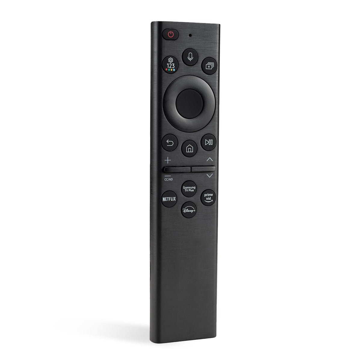 vtinvan Samsung remote with voice control front view for easy navigation and quick app access