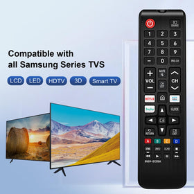 Vtinvan remote Netflix button close-up for instant streaming access.