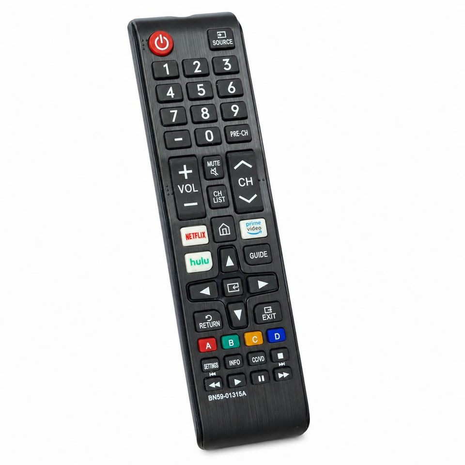 Vtinvan universal remote setup demonstrating easy pairing with Samsung TVs.
