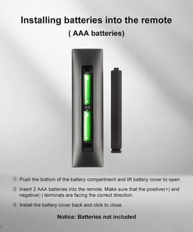 vtinvan XRT140 remote battery compartment open for quick setup.