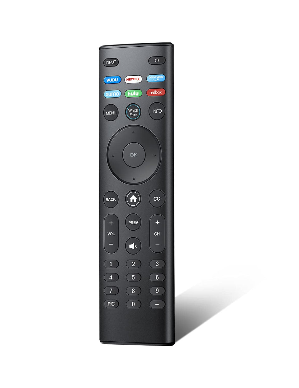 vtinvan XRT140 remote front view for easy TV control.