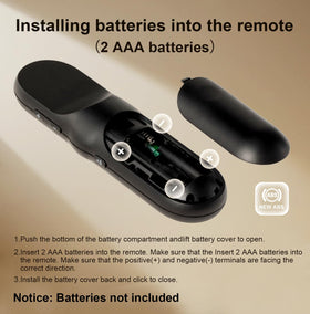 vtinvan XRT270 remote durable ABS shell withstands daily use.