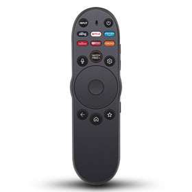 vtinvan XRT270 remote front view optimizes navigation on Vizio smart TVs.