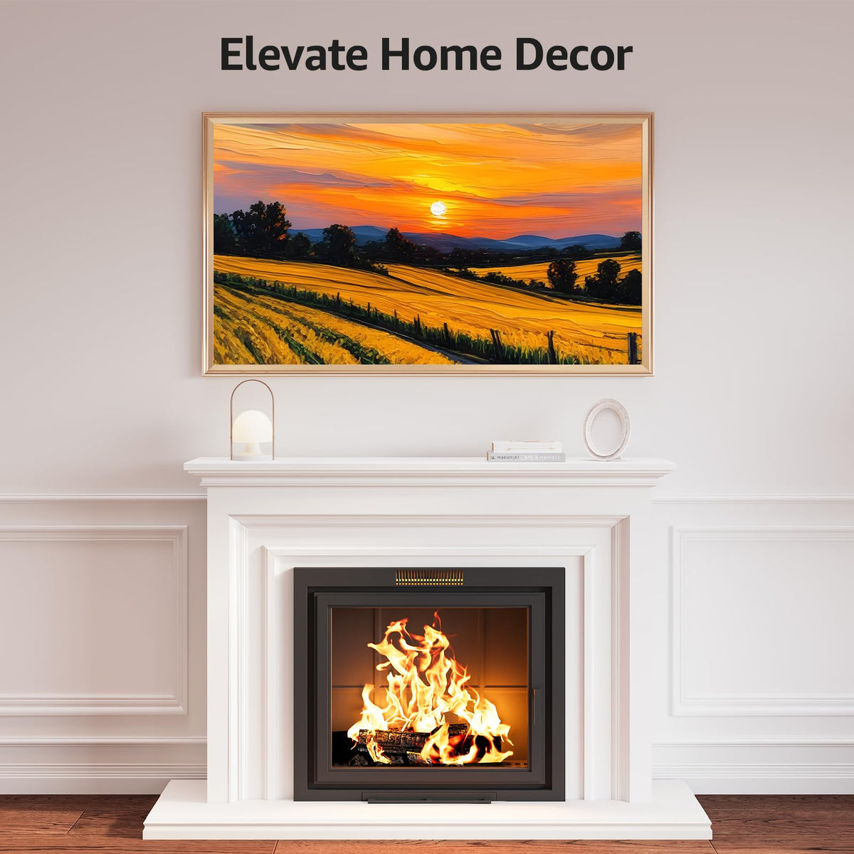 VueFrame remote and sensor-ready bezel design preserves TV functionality.
