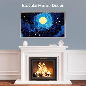 VueFrame Wall-mounted setup ensuring a clean, space-saving look.