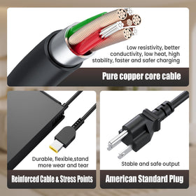 VUOHOEG 100–240V global input enables worldwide charging.
