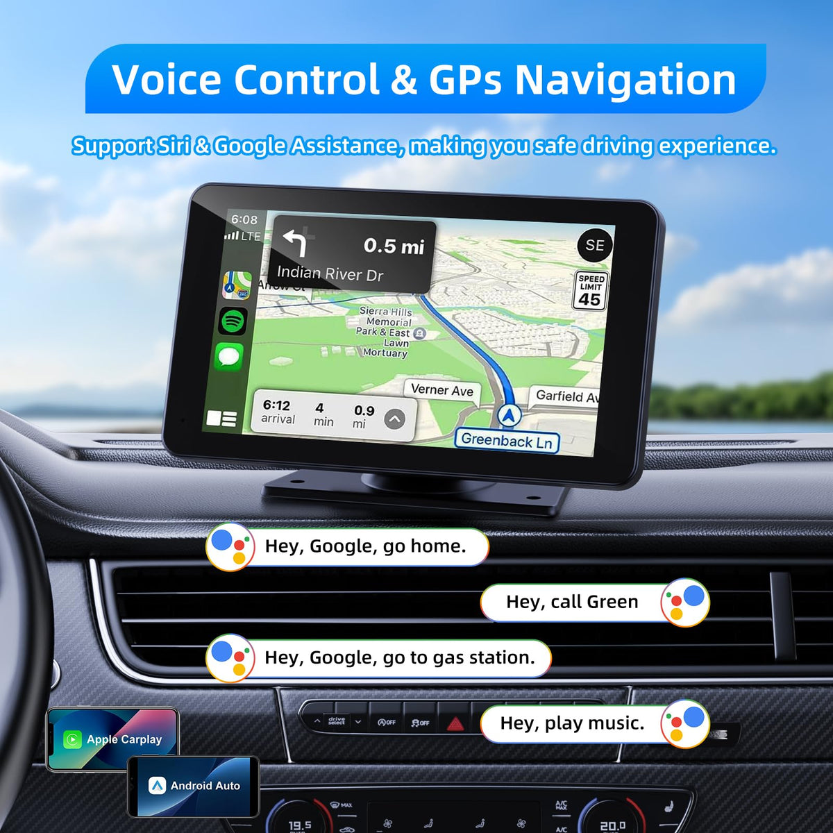 VUKARUAL touchscreen displaying map for real-time navigation benefits