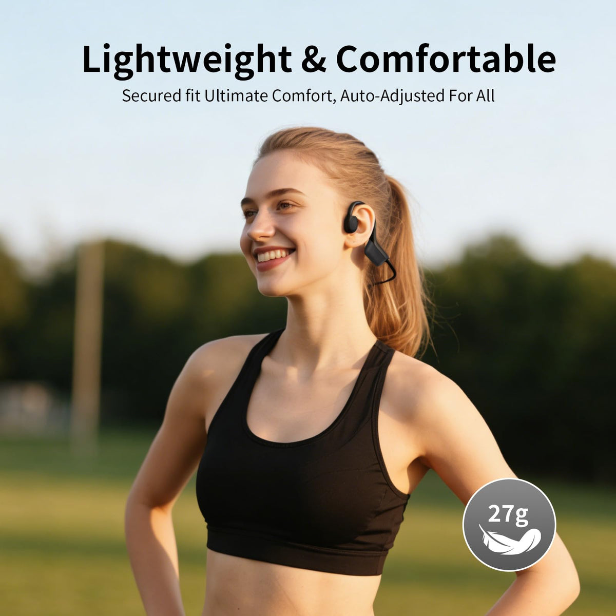 Vulxovt flexible memory titanium frame demonstrating comfortable secure fit