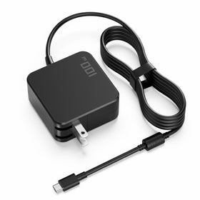VUOHOEG 100W USB-C charger with built-in 6ft cable for clutter-free charging