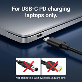 VUOHOEG 65W USB-C PD delivers 20V to LG Gram for reliable performance.