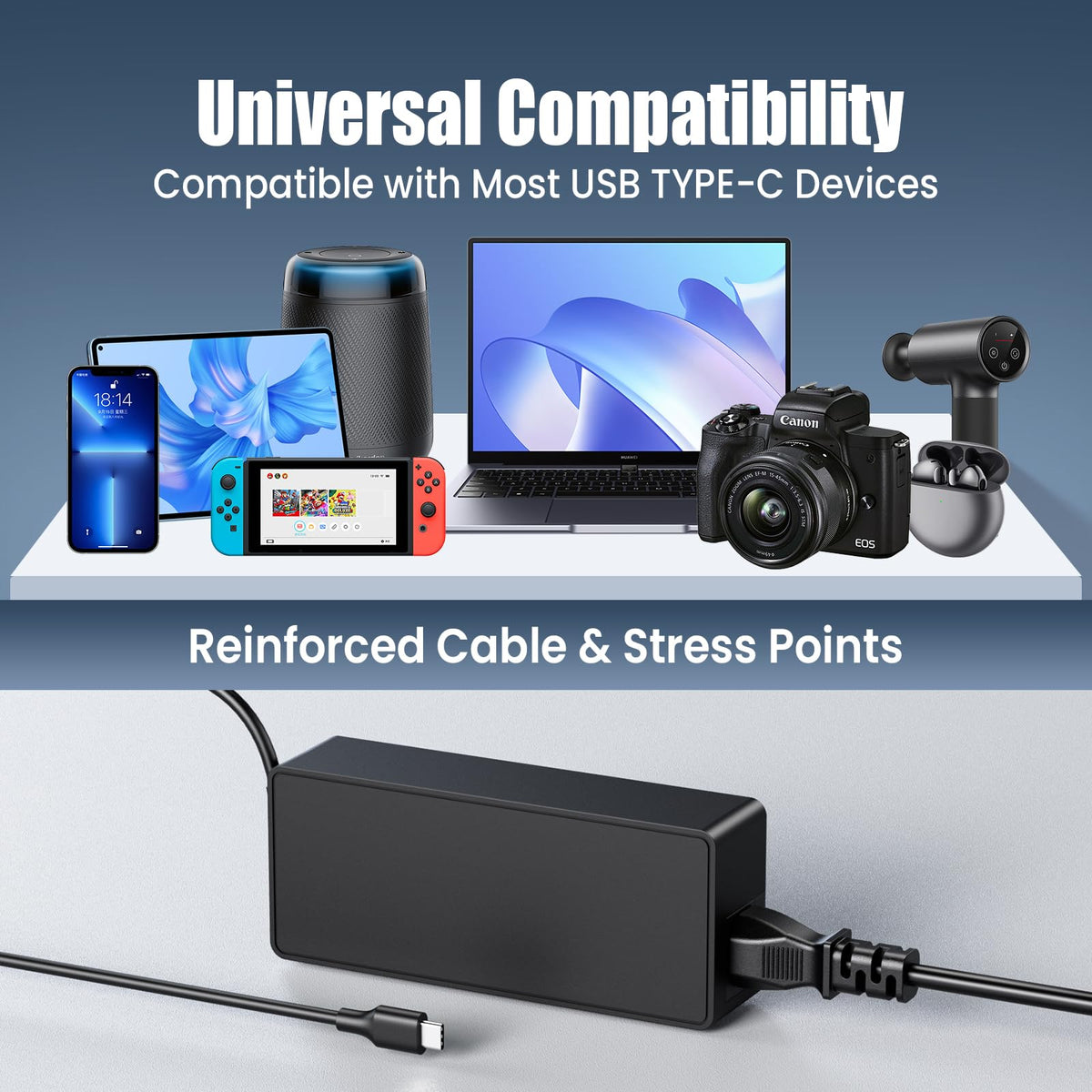 VUOHOEG safety certified with CE, FCC, RoHS protections.