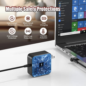 VUOHOEG cable strain-relief detail highlighting durability benefit