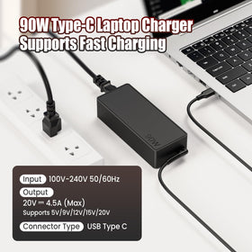 VUOHOEG charger with multi-layer protection for safe charging.