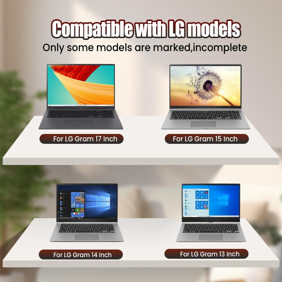 VUOHOEG tip size comparison chart showing how to confirm compatibility benefit