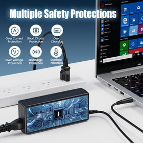 Built-in short-circuit and over-voltage protections safeguard your system.