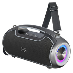 VUOPAX upgrade portable Bluetooth speaker outdoors, delivering room-filling sound for parties and gatherings.