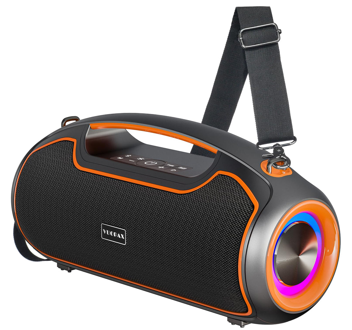 VUOPAX Upgrade portable speaker front view, outdoor sound ready