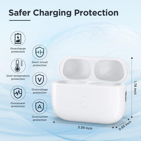 VUPVUP AirPods Pro charging case with lid open for easy access.