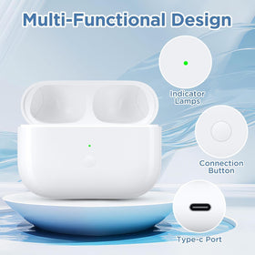 VUPVUP AirPods Pro charging case wireless charging surface for convenience.