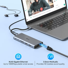 VVB on a modern desk with peripherals, improving productivity and tidiness