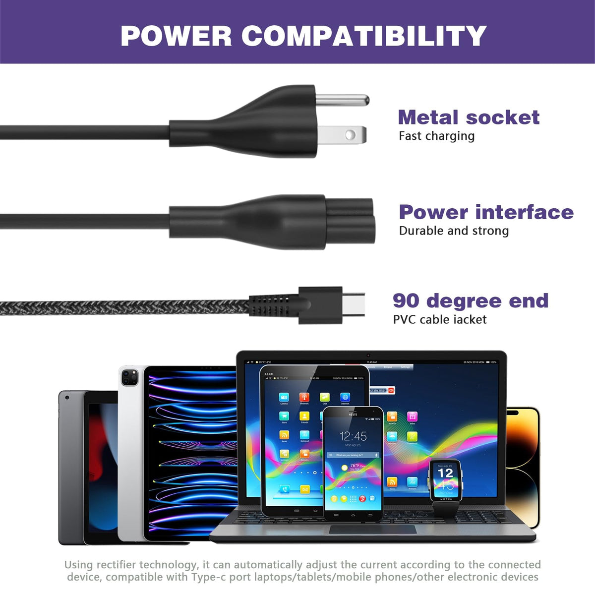 VVOX347 asus-chromebook-compatibility suits classroom and travel charging.