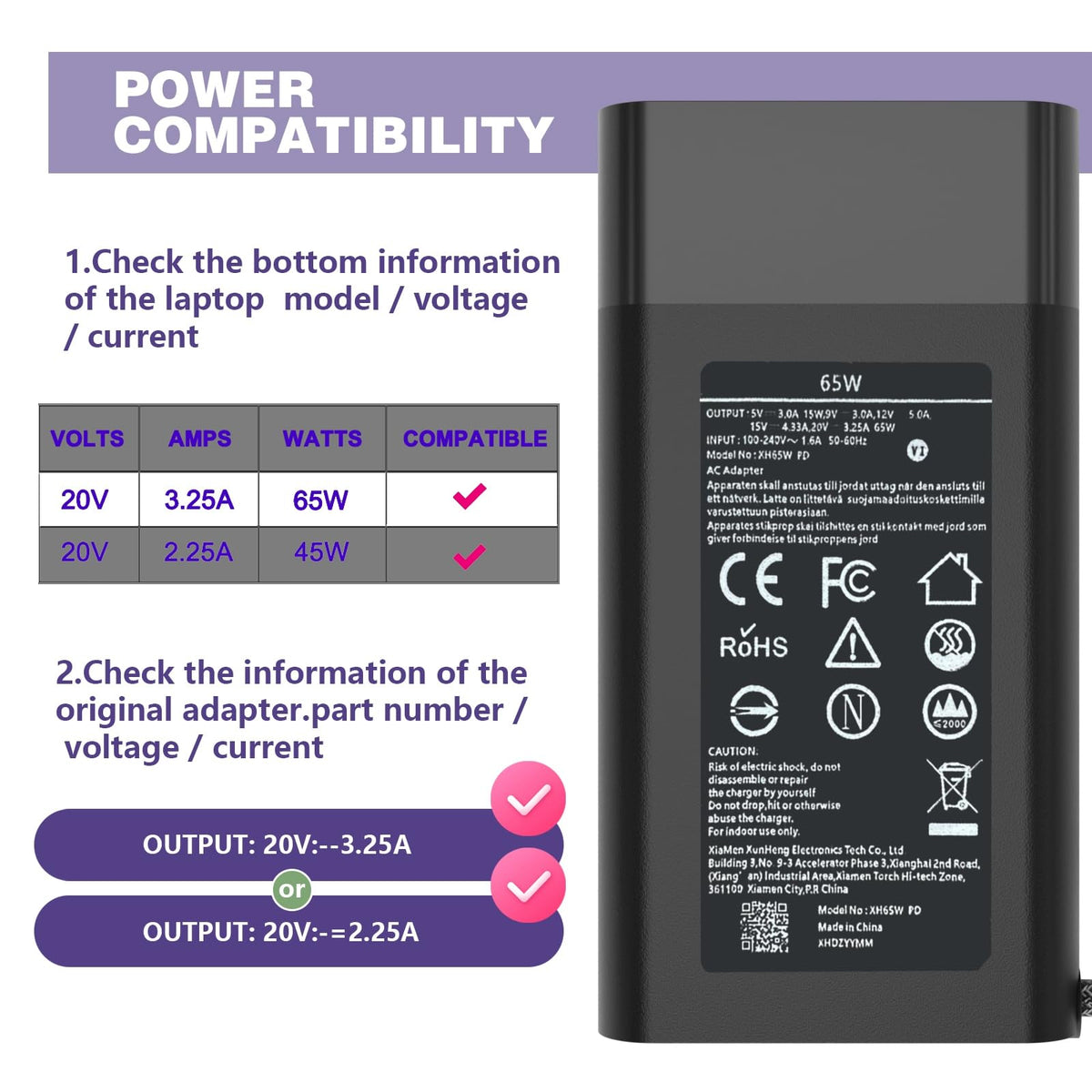 VVOX347 hp-spectre-x360 compatibility ensures dependable charging on the go.