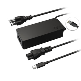 VVOX347 65W USB-C charger front view, ready for on-the-go charging.
