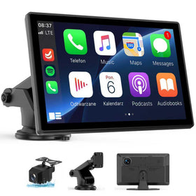 VyKure front 9-inch screen showing CarPlay for clearer navigation