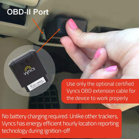 Vyncs fuel economy data displayed for efficiency insights.