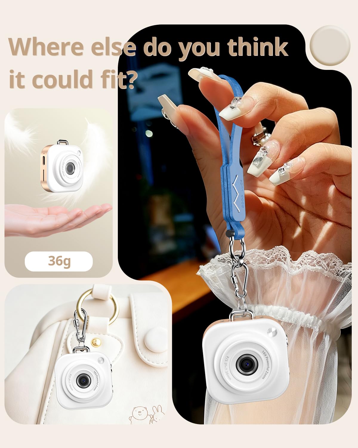 W & O in use for vlogging illustrating handheld convenience and clear audio benefit