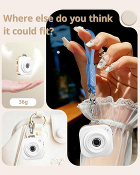 W & O in use for vlogging illustrating handheld convenience and clear audio benefit
