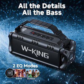 W-KING IPX6 durability note emphasizes waterproof capability in challenging weather