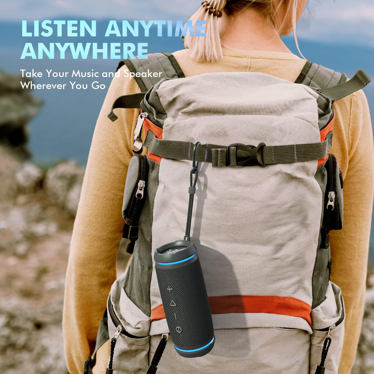 W-KING detachable strap detail showing rugged carry convenience