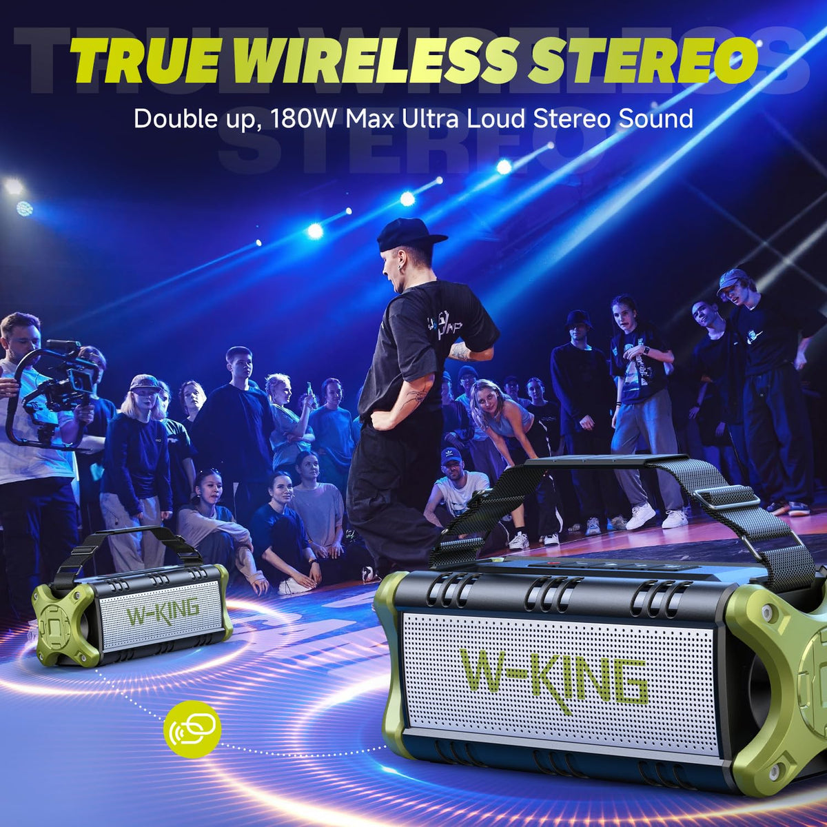 W-KING D8 battery life up to 40 hours for long days outside