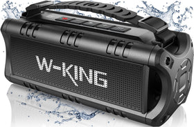 W-KING D8 Mini-1 front view delivering compact design and powerful 60W peak sound