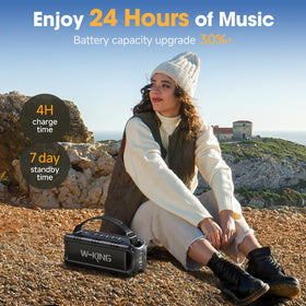W-KING D8 Mini-1 indoor/outdoor EQ modes optimize audio