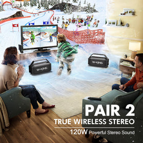 W-KING D9-1 long-lasting 40-hour battery for all-day events.