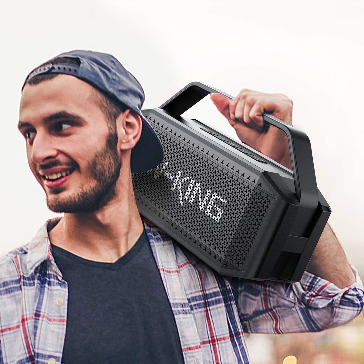 W-KING D9-1 built-in EQ button for quick sound tuning.
