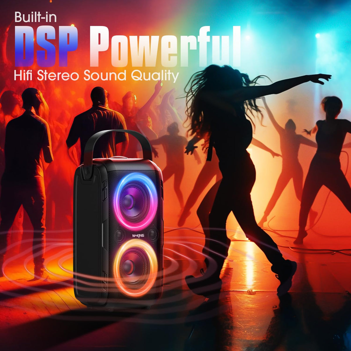 W-KING T9-2 EQ modes and Bluetooth 5.4 for balanced sound