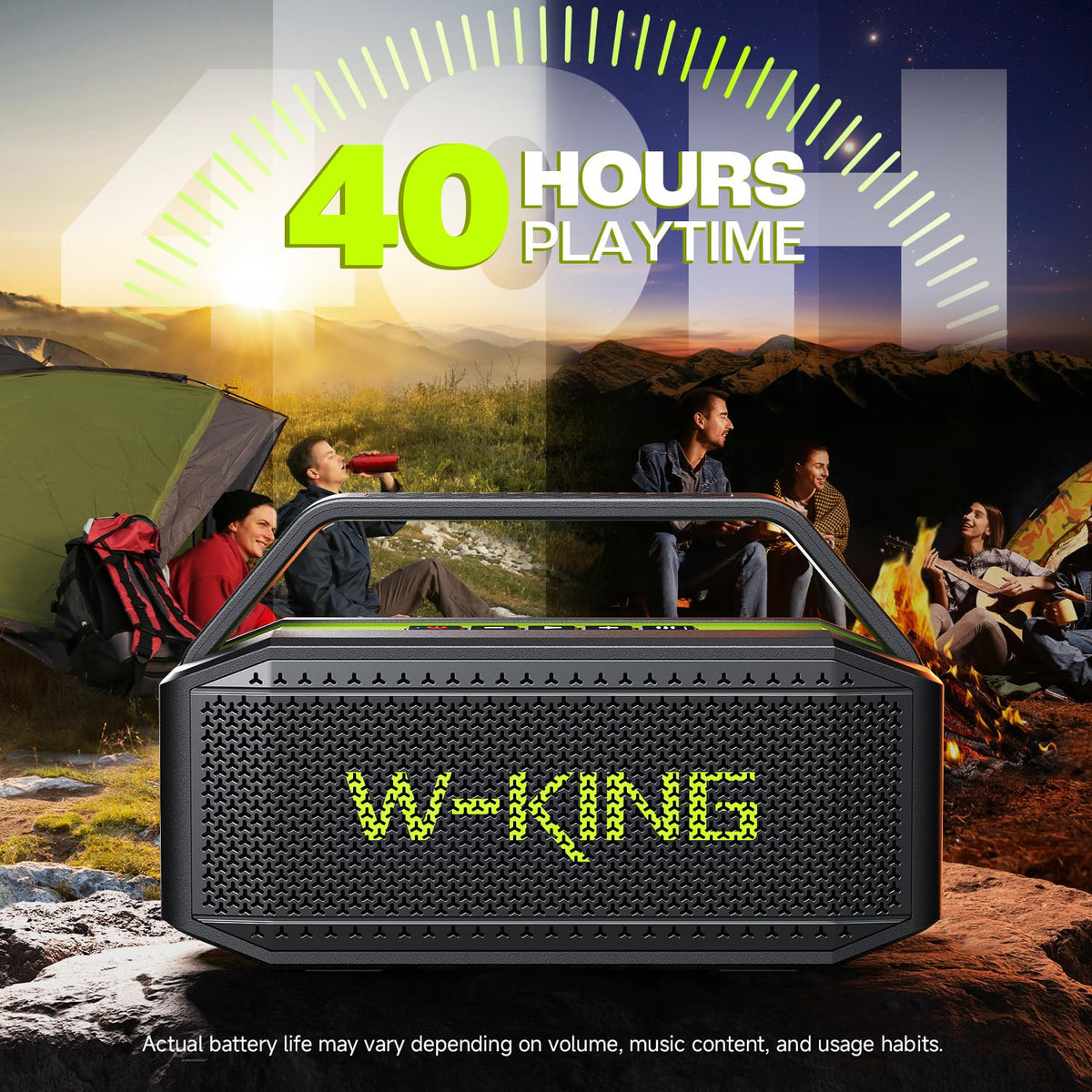 W-KING USB-A port for charging devices on the go.