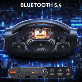 W-KING X20 app control for customizing EQ and presets.
