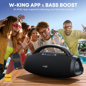 W-KING X20 dual mid-woofers enhance vocal presence and clarity.